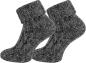 Preview: 2 Paar TippTexx 24 Umschlag-Socken Wollsocken mit Alpaka
